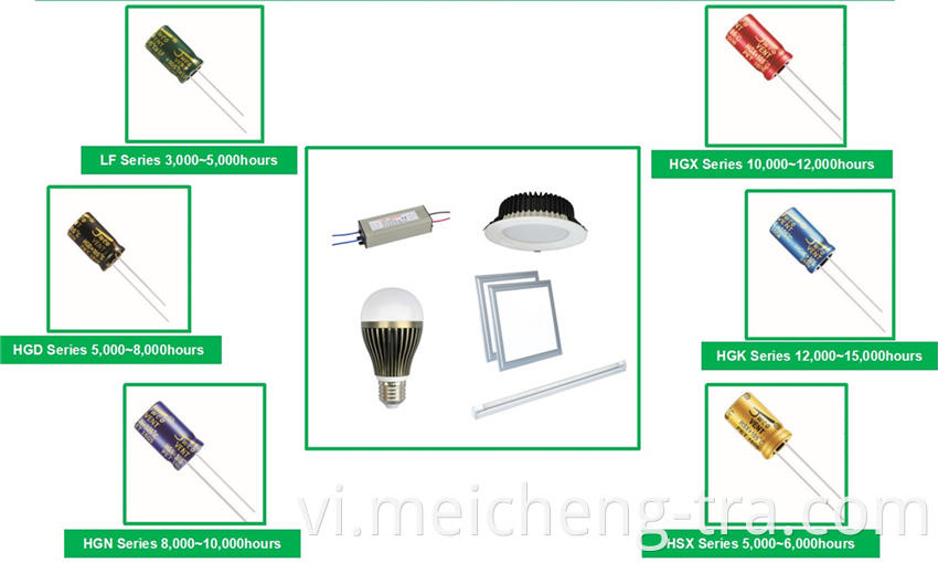 DIP Aluminum Electrolytic Capacitors 